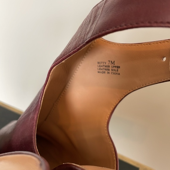 Halston Heritage Betty Leather Slingback Booties - Picture 5 of 12
